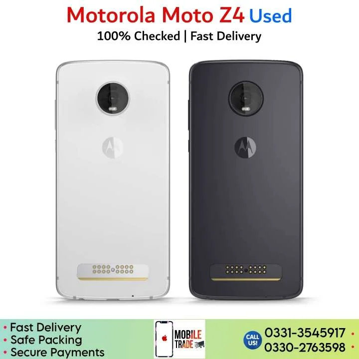 Motorola Moto Z4 Used Price In Pakistan And Specifications.