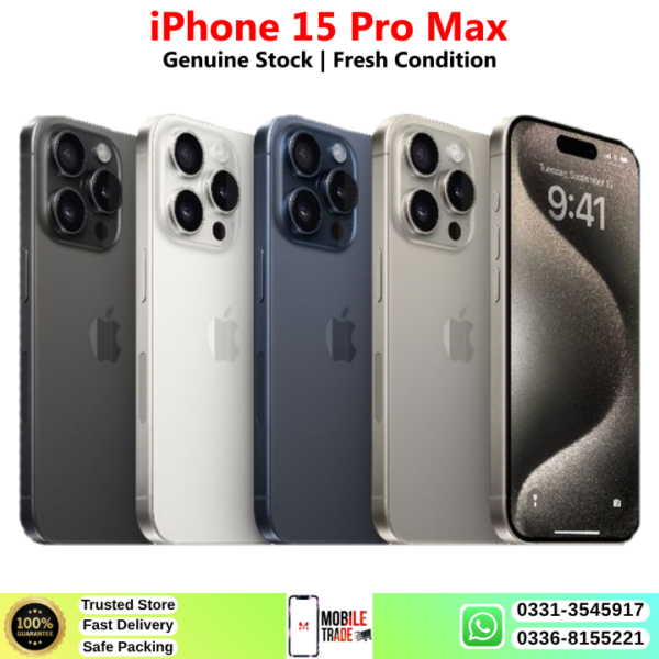iPhone 15 Pro Max Price In Pakistan 2026