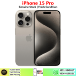 iPhone 15 Pro Price In Pakistan 2026