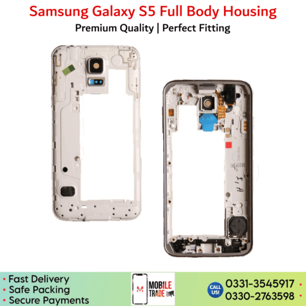 Samsung galaxy S5 full body frame housing Price in Pakistan.