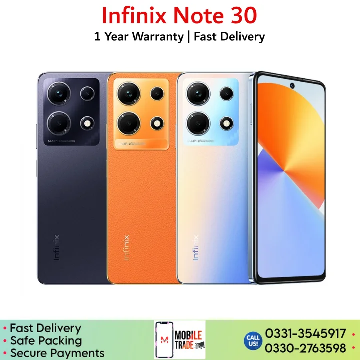Infinix Note 30 Specifications & price in Pakistan.