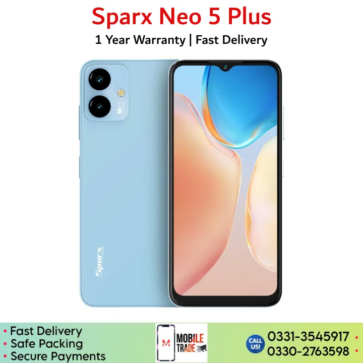 Sparx Neo 5 Plus price in Pakistan.