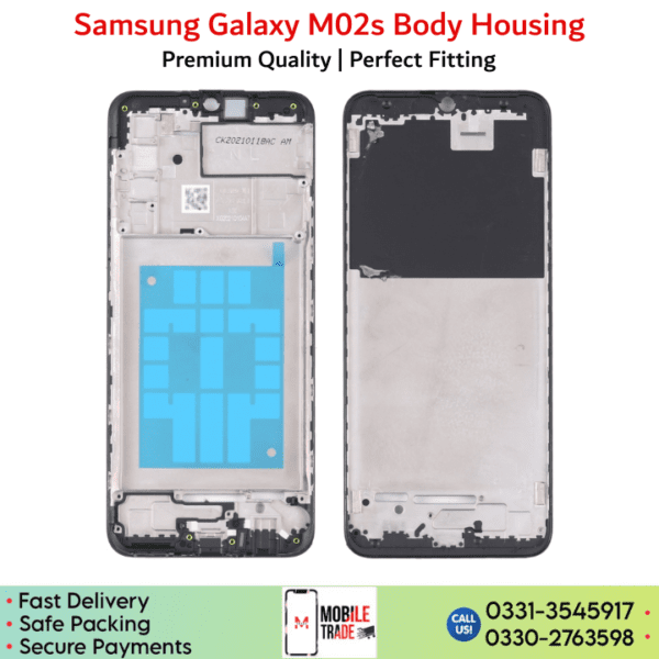 Samsung galaxy M02s full body frame housing Price in Pakistan!