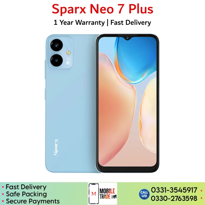 Sparx Neo 7 Plus price in Pakistan.