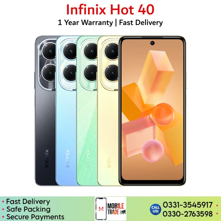 Infinix Hot 40 price in Pakistan.