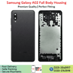 Samsung galaxy A02 full body frame housing for sale in Pakistan!