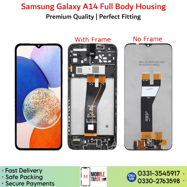 Samsung galaxy A14 full body frame housing Price in Pakistan!