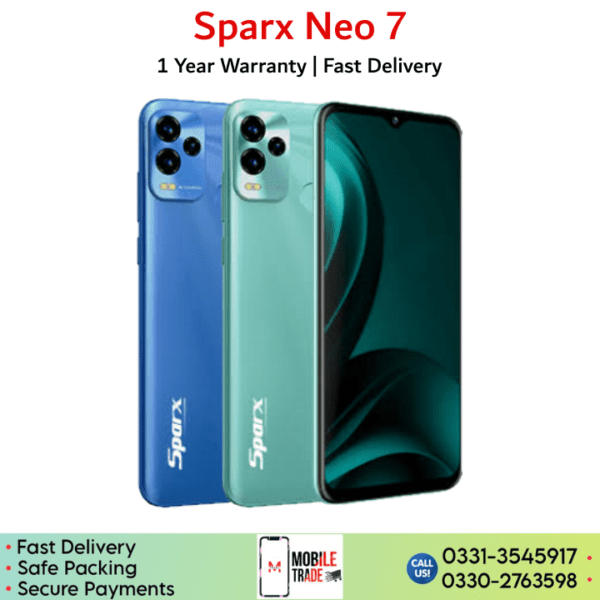 Sparx Neo 7 price in Pakistan.