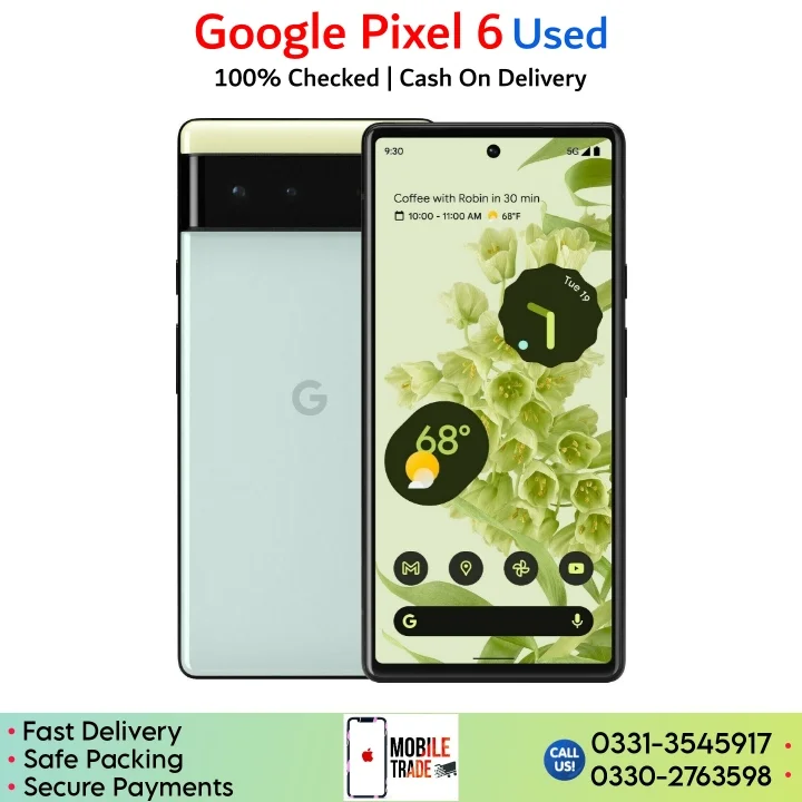 Google Pixel 6 used second hand price in Pakistan.