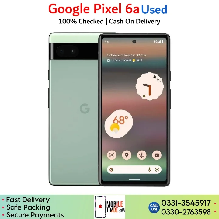 Google Pixel 6a used second hand price in Pakistan.