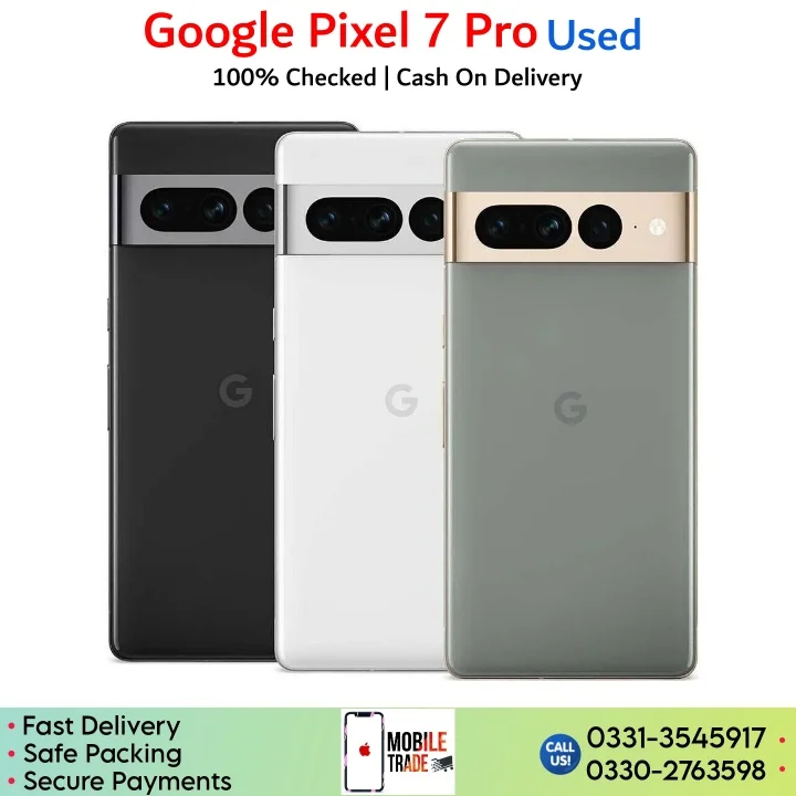 Google Pixel 7 Pro used second hand price in Pakistan.