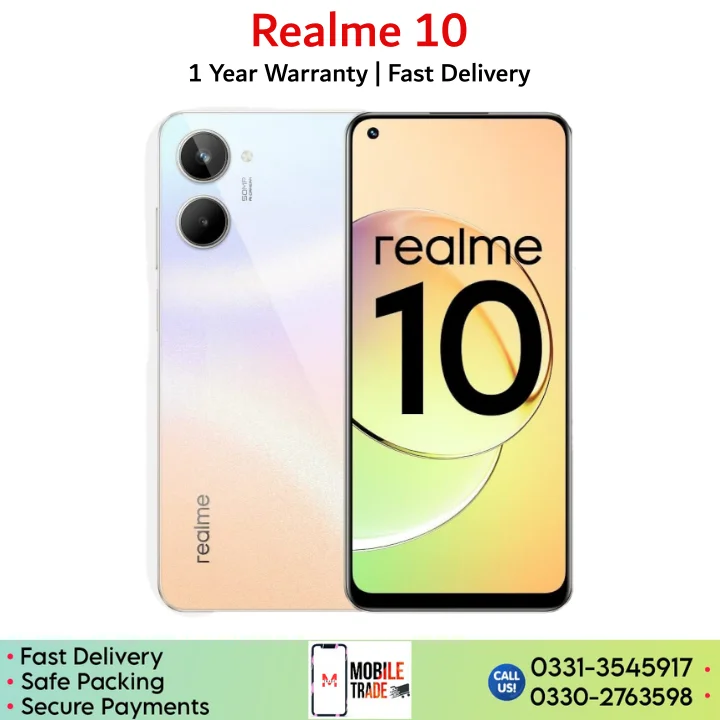 realme 10 specifications and price in Pakistan.