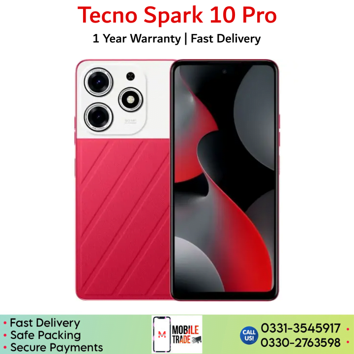 Tecno spark 10 Pro price in Pakistan.