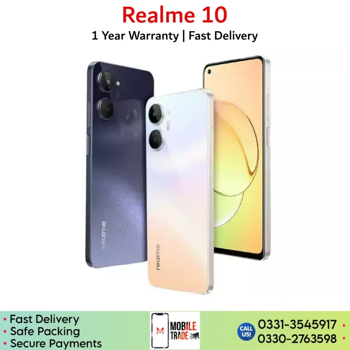 realme 10 specifications and price in Pakistan.