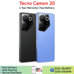 Tecno camon 20 price in Pakistan & Specifications.