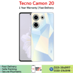 Tecno camon 20 price in Pakistan.