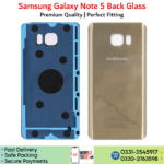 Samsung Galaxy Note 5 back glass pictures