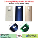 Samsung Galaxy Note 5 back glass pictures