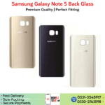 Samsung Galaxy Note 5 back glass pictures
