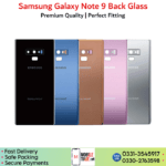 Samsung Galaxy Note 9 back glass pictures