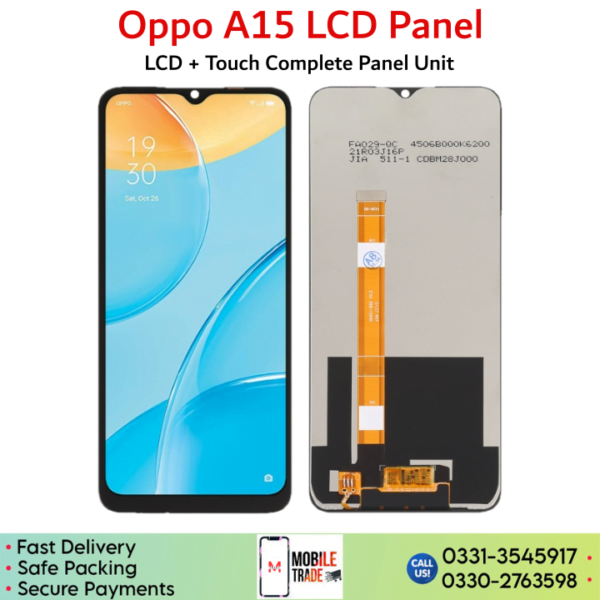 Oppo A15 LCD Panel Price In Pakistan.
