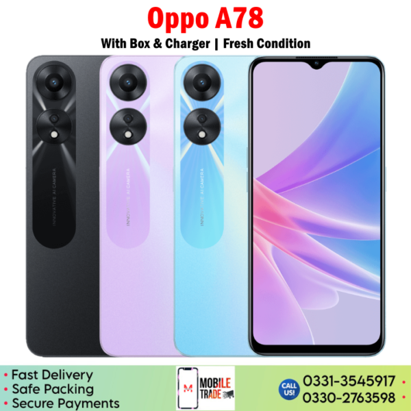 Oppo A78 Price In Pakistan