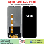 Oppo A16K LCD Panel Price In Pakistan.