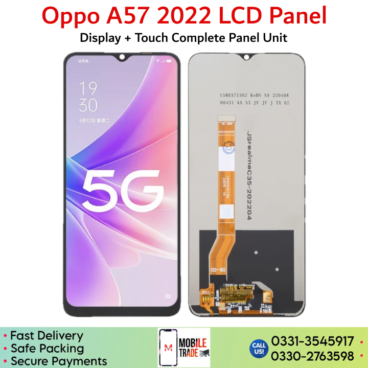 Oppo A54 4G 2022 LCD Panel Price In Pakistan.