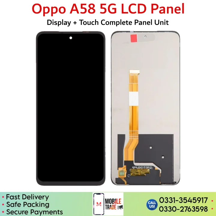 Oppo A58 5G LCD Panel images.