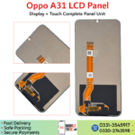 Oppo A31 LCD Panel Price In Pakistan.