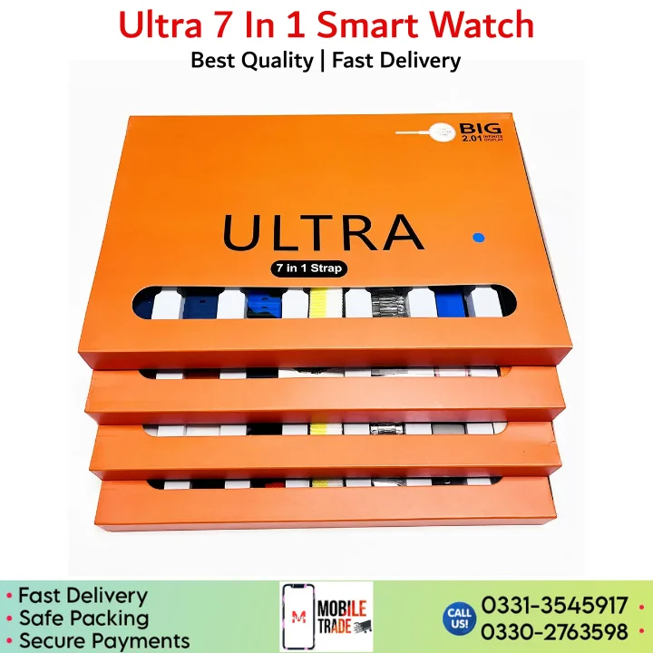 Ultra 7 in 1 Smart Watch Price In Pakistan.