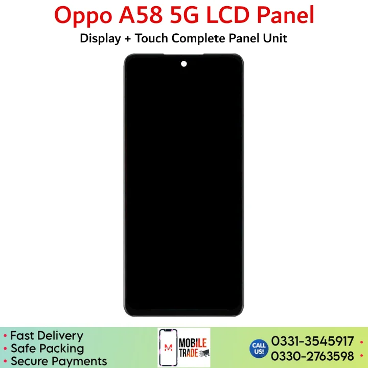 Oppo A58 5G LCD Panel images.