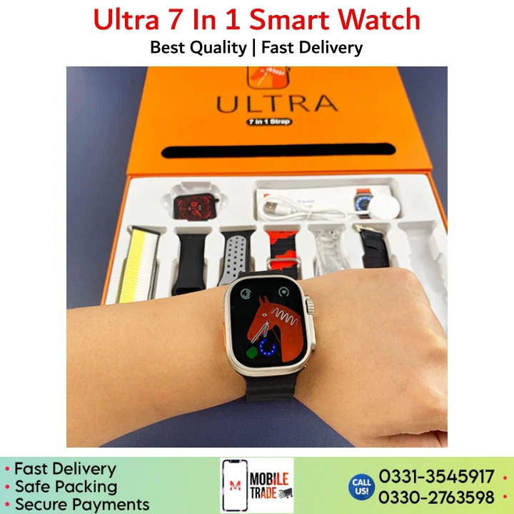 Ultra 7 in 1 Smart Watch Price In Pakistan.
