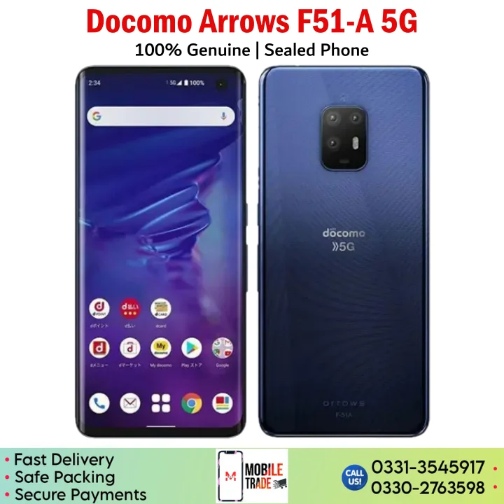 Fujitsu Arrows Docomo F51-A 5G Price | Full Phone Specifications!