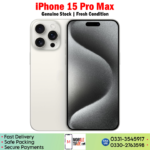 iPhone 15 Pro Max Price In Pakistan