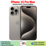 iPhone 15 Pro Max Price In Pakistan