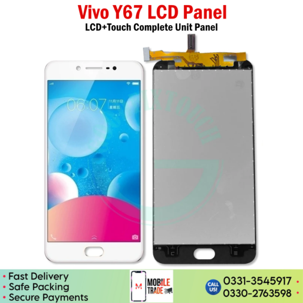 Vivo Y67 LCD Panel Price In Pakistan.