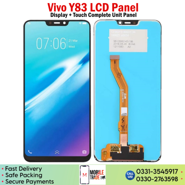 Vivo Y83 LCD Panel Price In Pakistan.