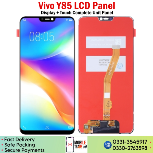 Vivo Y85 LCD Panel Price in Pakistan.