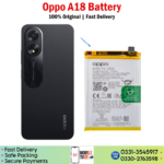 Oppo A18 Original Battery Price In Pakistan.