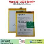 Oppo A57 2022 Battery Price In Pakistan.
