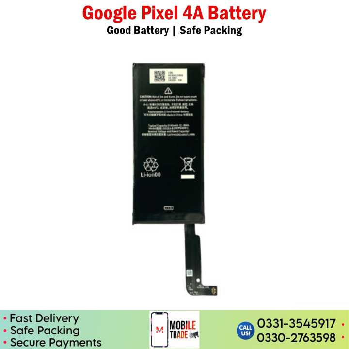 Google Pixel 4A Battery price in Pakistan