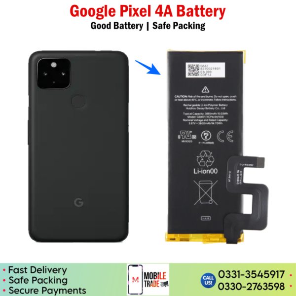 Google Pixel 4A Battery price in Pakistan