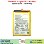 Motorola G Stylus 2021 Battery Price In Pakistan