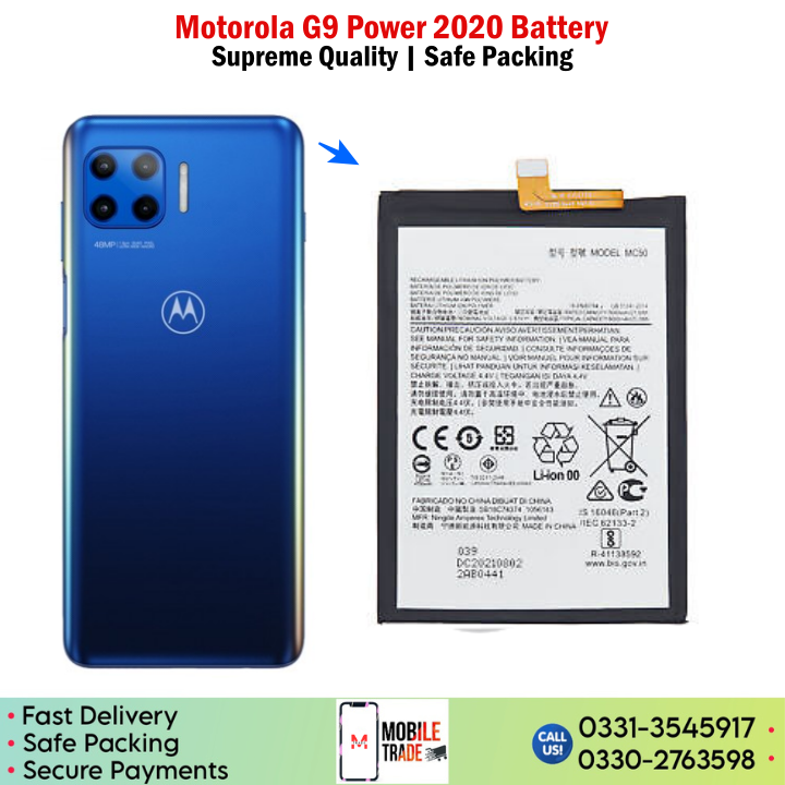 Motorola G9 Power 2020 Battery Price In Pakistan
