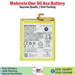 Motorola One 5G Ace Battery Price In Pakistan