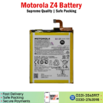 Motorola Z4 Battery Price In Pakistan