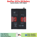 OnePlus 10 Pro 5G Battery Price In Pakistan