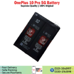 OnePlus 10 Pro 5G Battery Price In Pakistan