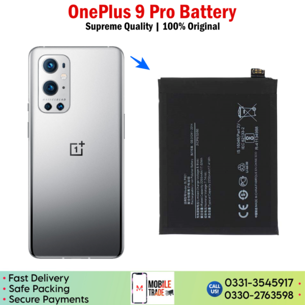 OnePlus 9 Pro Battery Price In Pakistan